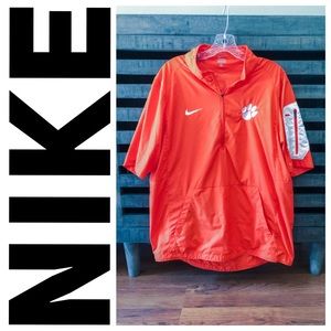 NIKE 1/2 Zip Pullover Clemson Orange